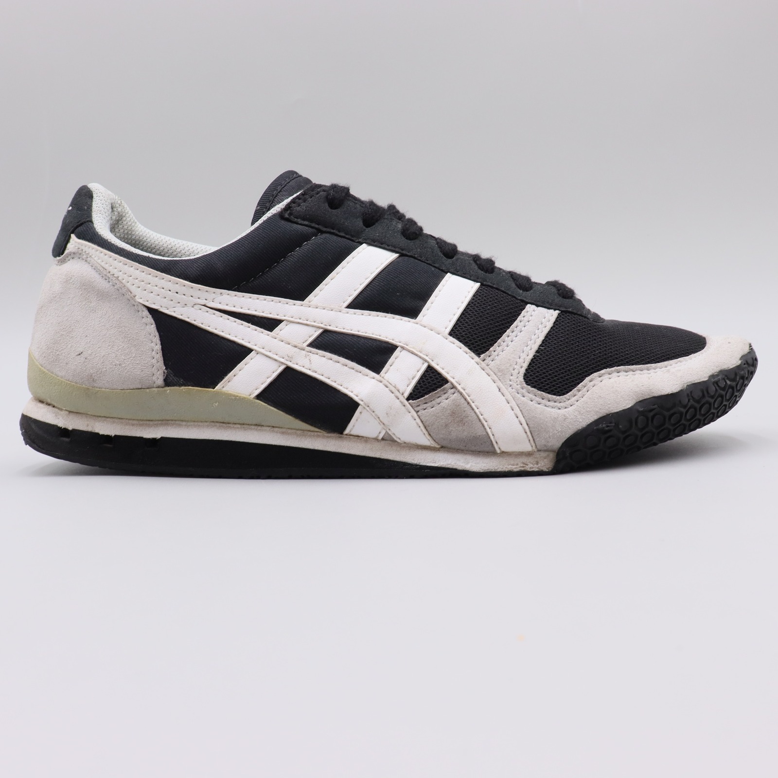 Onitsuka Tiger Ultimate 81 Mens Size 8.5 Black White Grey Casual Sneakers Hn201